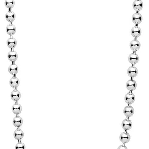 LAGOS SIGNATURE CAVIAR Silver Beaded Necklace